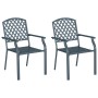 Sillas de jardín apilables 2 uds acero gris antracita von , Gartenstühle - Ref: Foro24-362775, Preis: 151,53 €, Rabatt: %
