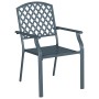 Sillas de jardín apilables 2 uds acero gris antracita von , Gartenstühle - Ref: Foro24-362775, Preis: 151,53 €, Rabatt: %