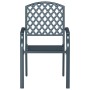 Sillas de jardín apilables 2 uds acero gris antracita von , Gartenstühle - Ref: Foro24-362775, Preis: 151,53 €, Rabatt: %