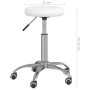 Weißer Massagehocker aus Kunstleder von vidaXL, Massagesessel - Ref: Foro24-3085692, Preis: 57,18 €, Rabatt: %