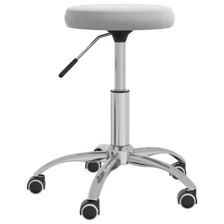 Hellgrauer Massagehocker aus Samt von vidaXL, Massagesessel - Ref: Foro24-3085738, Preis: 51,65 €, Rabatt: %