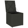 Caja de almacenamiento exterior Negro y crema Ratán, Poliester by , Outdoor storage boxes - Ref: Foro24-365408, Price: 81,66 ...