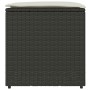 Caja de almacenamiento exterior Negro y crema Ratán, Poliester by , Outdoor storage boxes - Ref: Foro24-365408, Price: 81,66 ...