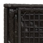 Caja de almacenamiento exterior Negro y crema Ratán, Poliester by , Outdoor storage boxes - Ref: Foro24-365408, Price: 81,66 ...