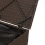Caja de Almacenamiento Exterior Marrón y Crema Ratán Mediana | Foro24.es | Tu tienda online para hogar, jardín y más Foro24.es