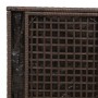 Caja de Almacenamiento Exterior Marrón y Crema Ratán Mediana | Foro24.es | Tu tienda online para hogar, jardín y más Foro24.es