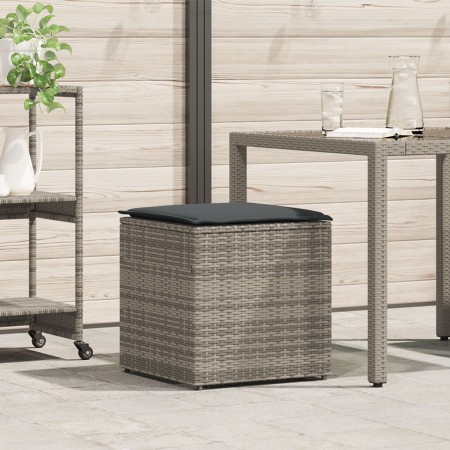 Caja de Almacenamiento Exterior Gris y Gris Oscuro Ratán Grande von , Aufbewahrungsboxen für den Außenbereich - Ref: Foro24-3...