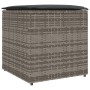 Caja de Almacenamiento Exterior Gris y Gris Oscuro Ratán Grande von , Aufbewahrungsboxen für den Außenbereich - Ref: Foro24-3...