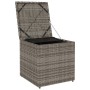 Caja de Almacenamiento Exterior Gris y Gris Oscuro Ratán Grande von , Aufbewahrungsboxen für den Außenbereich - Ref: Foro24-3...
