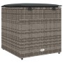 Caja de Almacenamiento Exterior Gris y Gris Oscuro Ratán Grande von , Aufbewahrungsboxen für den Außenbereich - Ref: Foro24-3...