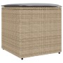 Caja de Almacenamiento Exterior Beige Ratán Sintético Mediana | Foro24.es | Tu tienda online para hogar, jardín y más Foro24.es