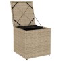 Caja de Almacenamiento Exterior Beige Ratán Sintético Mediana | Foro24.es | Tu tienda online para hogar, jardín y más Foro24.es