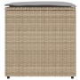 Caja de Almacenamiento Exterior Beige Ratán Sintético Mediana | Foro24.es | Tu tienda online para hogar, jardín y más Foro24.es