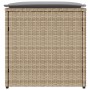 Caja de Almacenamiento Exterior Beige Ratán Sintético Mediana | Foro24.es | Tu tienda online para hogar, jardín y más Foro24.es
