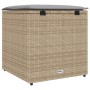 Caja de Almacenamiento Exterior Beige Ratán Sintético Mediana | Foro24.es | Tu tienda online para hogar, jardín y más Foro24.es