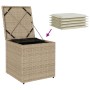 Caja de Almacenamiento Beige y blanco crema von , Aufbewahrungsboxen für den Außenbereich - Ref: Foro24-365412, Preis: 83,62 ...