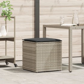 Caja de Almacenamiento Exterior Gris claro y gris