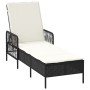 Tumbona Negra y crema Ratán PE 157 x 55 x 92 cm | Foro24.es | Tu tienda online para hogar, jardín y más Foro24.es