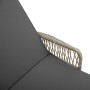 Tumbona Gris claro Ratán PE 157 x 55 x 92 cm Plegable Tumbona de , Tumbonas - Ref: Foro24-365430, Precio: 132,87 €
