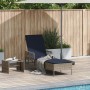 Tumbona de Sol Gris PE Rattan 157 x 55 x 92 cm Plegable | Foro24.es | Tu tienda online para hogar, jardín y más Foro24.es