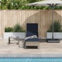Tumbona de Sol Gris PE Rattan 157 x 55 x 92 cm Plegable | Foro24.es | Tu tienda online para hogar, jardín y más Foro24.es