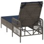 Tumbona de Sol Gris PE Rattan 157 x 55 x 92 cm Plegable | Foro24.es | Tu tienda online para hogar, jardín y más Foro24.es