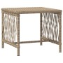Conjunto de Tumbonas Set de 3 Beige Ratán PE, metal Plegable von , Liegen - Ref: Foro24-365435, Preis: 313,78 €, Rabatt: %