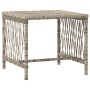 Tumbona Set de 3 Gris claro y gris oscuro Ratán PE, metal | Foro24.es | Tu tienda online para hogar, jardín y más Foro24.es
