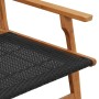 Banco de Jardín Negro 122x76x73,5 cm Madera Sólida de Acacia von , Gartenstühle - Ref: Foro24-367819, Preis: 119,68 €, Rabatt: %