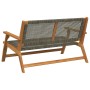 Banco de Jardín Gris 122x76x73.5 cm Madera Acacia von , Gartenstühle - Ref: Foro24-367820, Preis: 124,70 €, Rabatt: %