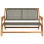 Banco de Jardín Gris 122x76x73.5 cm Madera Acacia von , Gartenstühle - Ref: Foro24-367820, Preis: 124,70 €, Rabatt: %