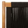 Banco de Jardín Negro 76x122x73 cm de Madera Maciza de Acacia von , Gartenstühle - Ref: Foro24-367823, Preis: 143,46 €, Rabat...