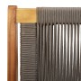 Banco de jardín Gris 76x122x73 cm Madera sólida de Acacia | Foro24.es | Tu tienda online para hogar, jardín y más Foro24.es