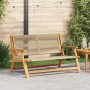 Banco de Jardín Beige 76x122x73 cm Madera Sólida de Acacia von , Gartenstühle - Ref: Foro24-367825, Preis: 143,58 €, Rabatt: %
