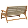 Banco de Jardín Beige 76x122x73 cm Madera Sólida de Acacia von , Gartenstühle - Ref: Foro24-367825, Preis: 143,58 €, Rabatt: %