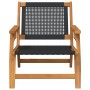 Sillas de Jardín 2 pcs Negras 76x67x73.5 cm de Madera Sólida de Acacia von , Gartenstühle - Ref: Foro24-367827, Preis: 165,10...