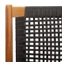 Sillas de Jardín 2 pcs Negras 76x67x73.5 cm de Madera Sólida de Acacia von , Gartenstühle - Ref: Foro24-367827, Preis: 165,10...