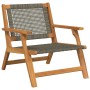 Sillas de Jardín 2 pcs Gris 76x67x73.5 cm Madera Maciza de Acacia von , Gartenstühle - Ref: Foro24-367828, Preis: 164,51 €, R...