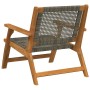Sillas de Jardín 2 pcs Gris 76x67x73.5 cm Madera Maciza de Acacia von , Gartenstühle - Ref: Foro24-367828, Preis: 164,51 €, R...