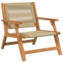 Sillas de Jardín 2 piezas Beige 67x77x73 cm Madera Sólida de Acacia by , Garden chairs - Ref: Foro24-367833, Price: 194,43 €,...