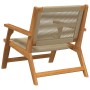Sillas de Jardín 2 piezas Beige 67x77x73 cm Madera Sólida de Acacia by , Garden chairs - Ref: Foro24-367833, Price: 194,43 €,...