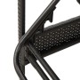 Tumbona con Cojín Negra 63x200x81 cm de Ratán Sintético de , Tumbonas - Ref: Foro24-368307, Precio: 159,91 €