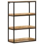 Estantería 70x35x110 cm Madera Sólida de Mango Rugosa de , Librerías y estanterías - Ref: Foro24-374085, Precio: 195,21 €