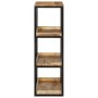 Estantería 70x35x110 cm Madera Sólida de Mango Rugosa de , Librerías y estanterías - Ref: Foro24-374085, Precio: 195,21 €