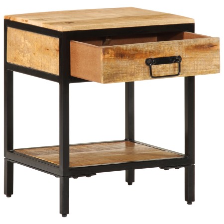 Mesa de Noche 40x35x50 cm Madera Maciza de Mango | Foro24.es | Tu tienda online para hogar, jardín y más Foro24.es
