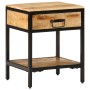 Mesa de Noche 40x35x50 cm Madera Maciza de Mango | Foro24.es | Tu tienda online para hogar, jardín y más Foro24.es