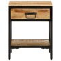 Mesa de Noche 40x35x50 cm Madera Maciza de Mango | Foro24.es | Tu tienda online para hogar, jardín y más Foro24.es