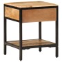 Mesa de Noche 40x35x50 cm Madera Maciza de Mango | Foro24.es | Tu tienda online para hogar, jardín y más Foro24.es