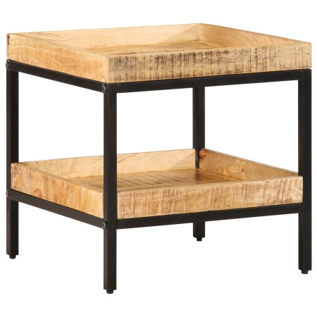Mesa Lateral 45x45x45 cm Madera Maciza de Mango | Foro24.es | Tu tienda online para hogar, jardín y más Foro24.es