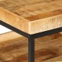 Mesa Auxiliar 55x55x45 cm Madera Maciza de Mango Rugosa | Foro24.es | Tu tienda online para hogar, jardín y más Foro24.es